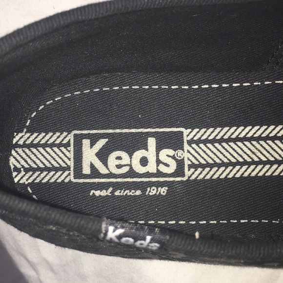 Keds black floral print. - Picture 5 of 8